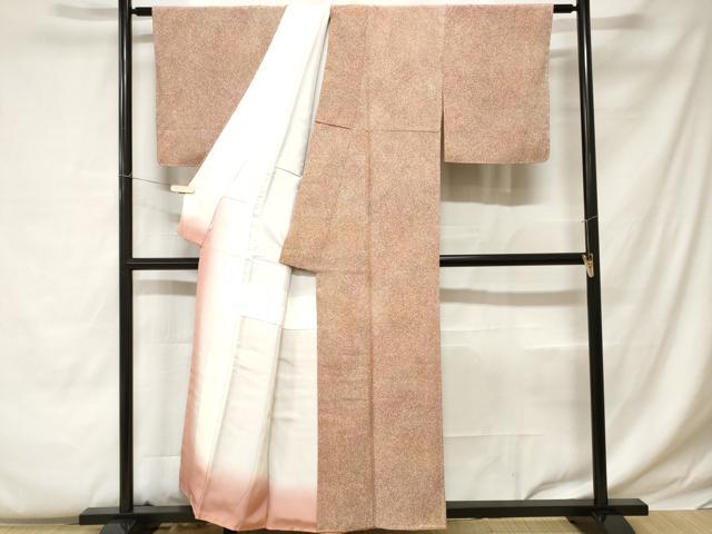 平和屋着物■上質な小紋　作家物　霰文　鈴乃屋扱い　正絹　逸品　未使用　CABC0507ev