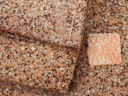 平和屋着物■上質な小紋　作家物　霰文　鈴乃屋扱い　正絹　逸品　未使用　CABC0507ev
