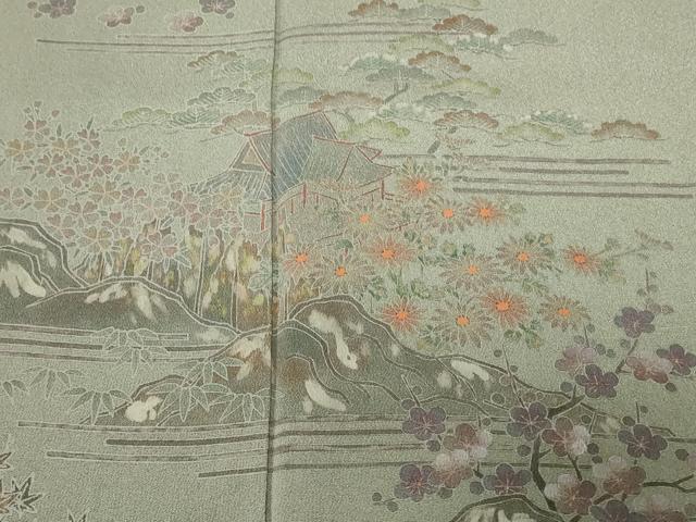 平和屋着物■訪問着 作家物 御所解文 正絹 逸品 CABC0511ev