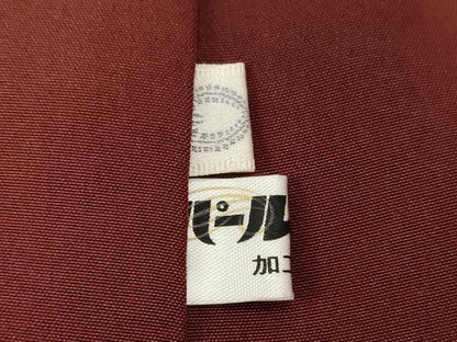 平和屋着物■上質な紬　地紙文　正絹　逸品　CABC0519ev