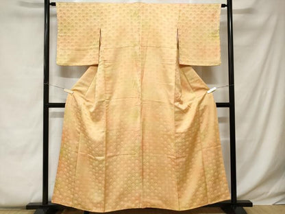 平和屋着物■上質な小紋 青海波花地紋 暈し染め 正絹 逸品 CABC0539ev