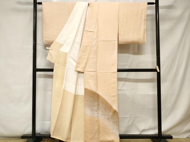 平和屋着物■色留訪問着 箔散らし文 暈し染め 金彩 正絹 逸品 CABC0568ev