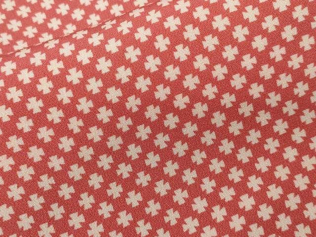 平和屋着物■上質な小紋　作家物　抽象花文　やまと誂製　正絹　逸品　未使用　CABC0631ev