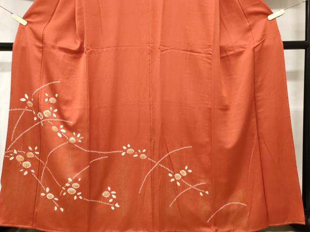平和屋着物■訪問着 駒刺繍 絞り 万寿菊 金彩 正絹 逸品 CABC0695ev