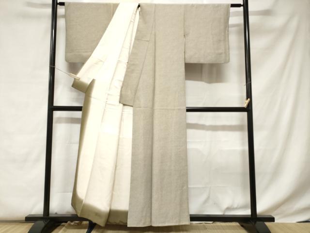 平和屋着物■上質な小紋 鹿の子文 正絹 逸品 CABC0703ev