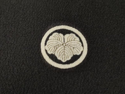 平和屋着物■豪華黒留袖　童子遊び　枝花文　暈し染め　正絹　逸品　CABC0722ev