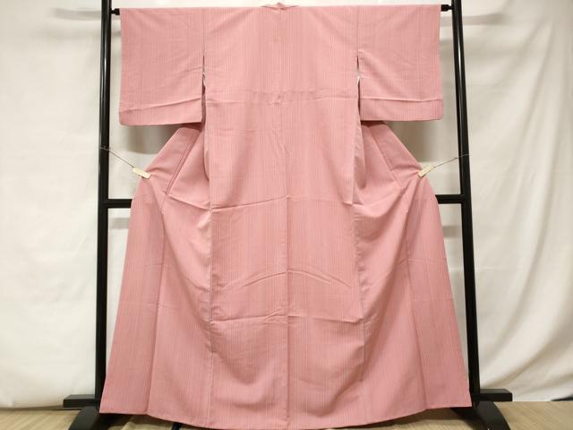平和屋着物■小紋 縞 洗える着物 CABC0797ev