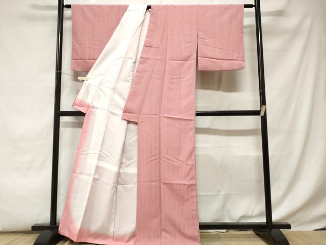 平和屋着物■小紋 縞 洗える着物 CABC0797ev