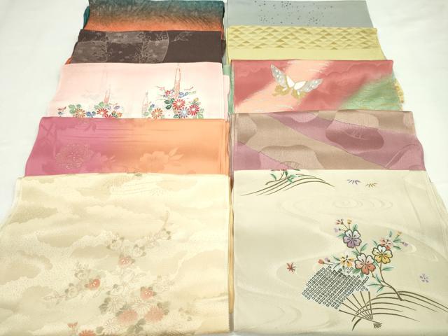 平和屋着物★和装小物　帯揚げ10枚セット　正絹　逸品　CABC1182ju