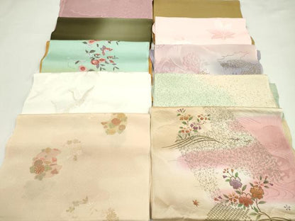 平和屋着物★和装小物　帯揚げ10枚セット　正絹　逸品　CABC1185ju