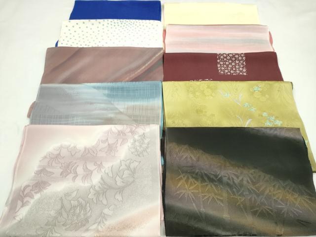 平和屋着物★和装小物　帯揚げ10枚セット　正絹　逸品　CABC1186ju