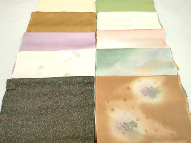 平和屋着物★和装小物　帯揚げ10枚セット　正絹　逸品　CABC1200ju