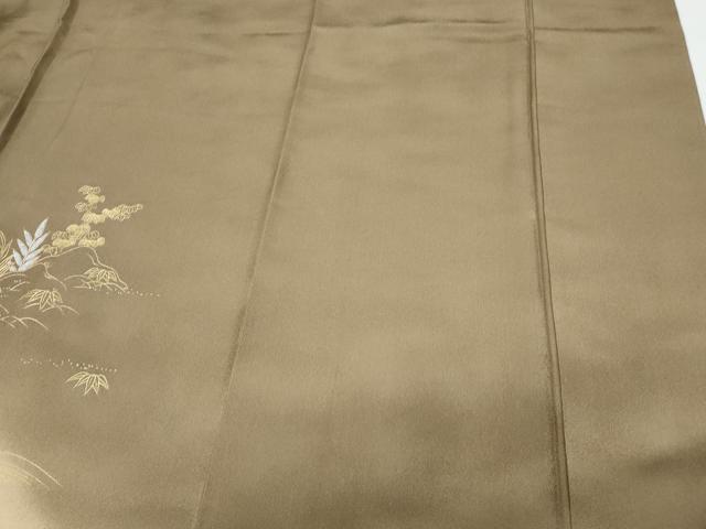 平和屋着物▼訪問着 枝花文 暈し染め 金銀彩 正絹 逸品 CABC1292th