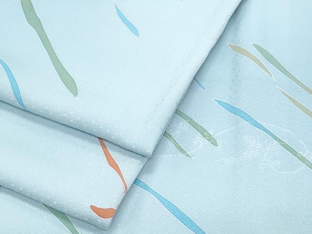平和屋着物▼上質な小紋 吉祥文 暈し染め 正絹 逸品 CABC1308th