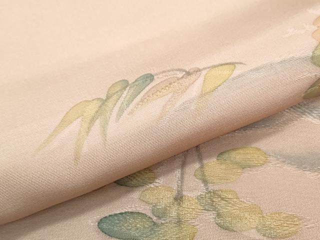 平和屋着物▼上質な小紋 地紋起こし 風景文 正絹 逸品 CABC1346th