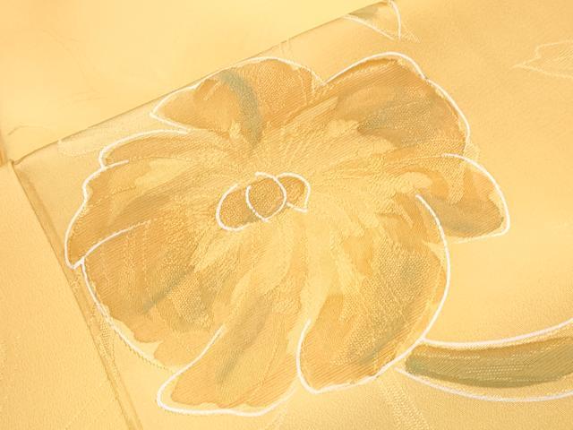 平和屋着物▼上質な小紋 地紋起こし 草花文 暈し染め 正絹 逸品 CABC1389th