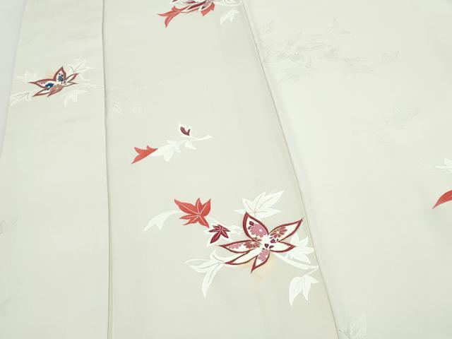 平和屋着物▼訪問着 地紋起こし 草花文 金彩 正絹 逸品 CABC1398th