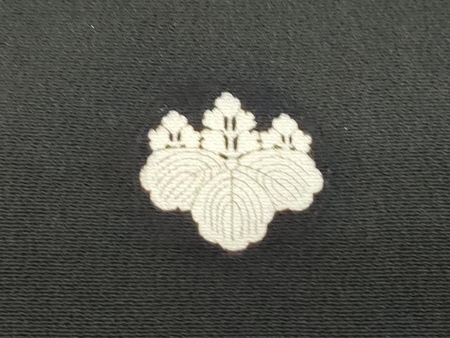 平和屋着物▼豪華黒留袖　駒刺繍　籬花文　金彩　正絹　逸品　CABC1498th