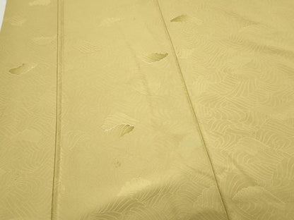 平和屋着物▼訪問着 地紋起こし 立波文 正絹 逸品 CABC1537th