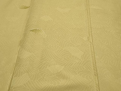 平和屋着物▼訪問着 地紋起こし 立波文 正絹 逸品 CABC1537th