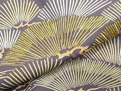 平和屋着物▼訪問着 駒刺繍 枝松文 正絹 逸品 CABC1561th