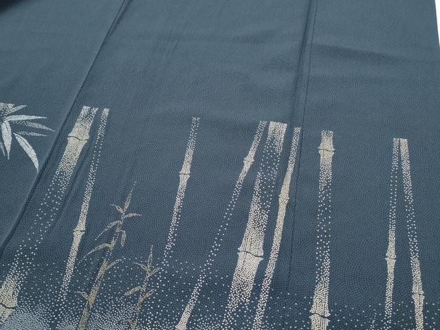 平和屋着物▼色留訪問着　笹竹文　正絹　逸品　CABC1580th
