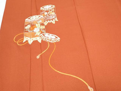 平和屋着物▼訪問着 総刺繍 駒刺繍 貝桶花文 正絹 逸品 CABC1594th