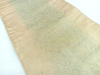 平和屋着物◎六通柄袋帯 霞文 引箔 正絹 逸品 CABC1652nb