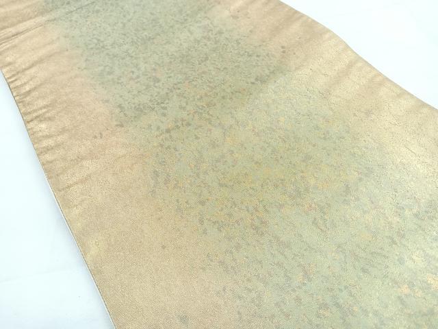 平和屋着物◎六通柄袋帯 霞文 引箔 正絹 逸品 CABC1652nb
