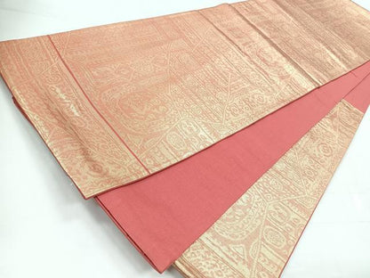 平和屋着物◎六通柄袋帯 壁画文様 正絹 逸品 CABC1871nb