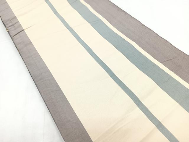 平和屋着物◎両面 六通柄袋帯 梅 松 金銀糸 正絹 逸品 CABC1872nb