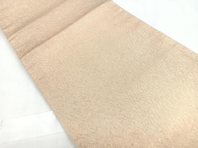 平和屋着物◎全通柄袋帯 霞文 金糸 正絹 逸品 CABC1878nb