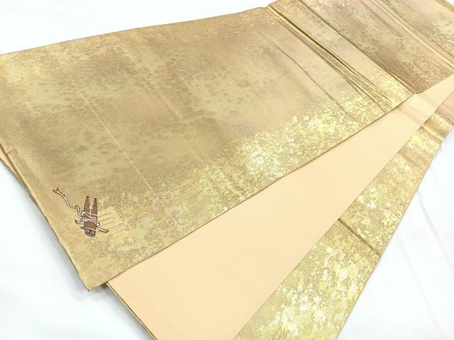 平和屋着物◎太鼓柄袋帯 花鼓 引箔 正絹 逸品 CABC1909nb