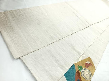 平和屋着物◎太鼓柄袋帯　紬地　辻が花　正絹　逸品　CABC1955nb