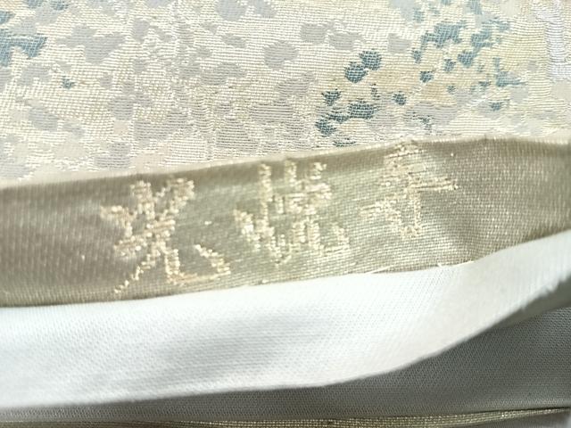 平和屋着物◎六通柄袋帯 京名所 光悦寺 銀糸 正絹 逸品 CABC1986nb