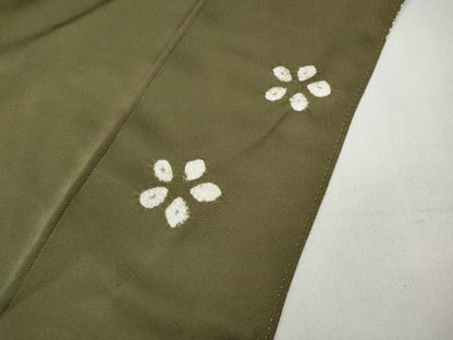 平和屋着物●訪問着　辻が花　絞り　金彩　正絹　逸品　CABC2001ut