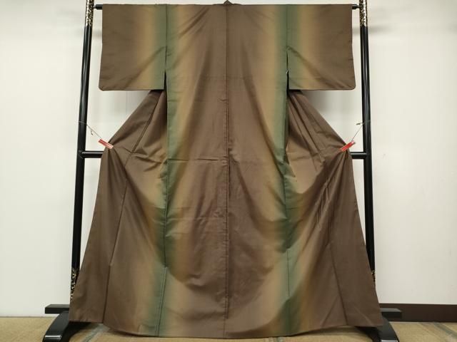 平和屋着物●本場大島紬　霞間道　正絹　逸品　CABC2004ut