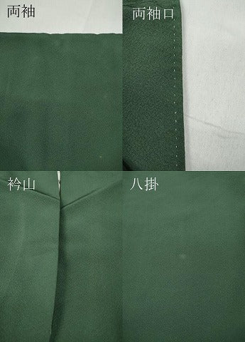 平和屋着物●訪問着　枝葉文　金彩　正絹　逸品　CABC2007ut