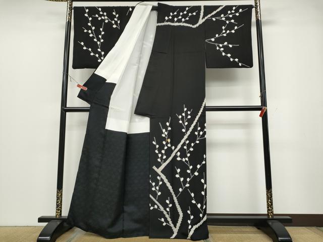 平和屋着物●訪問着　総絞り　枝葉文　黒地　正絹　逸品　CABC2014ut 2026年最新】Yahoo!オークション -着物 総絞り 訪問着の中古品・新品