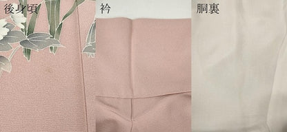 平和屋着物●訪問着 友禅 作家物 童子遊び 草花文 正絹 逸品 CABC2031ut