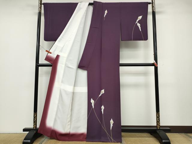 平和屋着物●訪問着 作家物 カラー 金彩 正絹 逸品 CABC2045ut