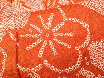 平和屋着物●豪華振袖 駒刺繍 絞り 舞梅文 正絹 逸品 CABC2048ut