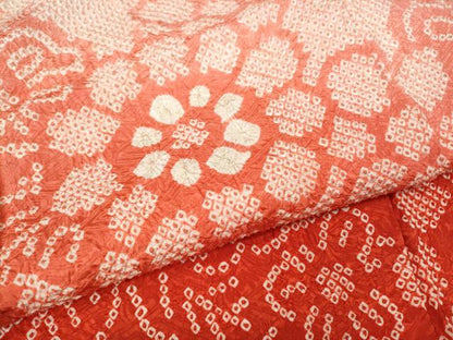 平和屋着物●豪華振袖 総絞り 草花文 暈し染め 正絹 逸品 CABC2049ut