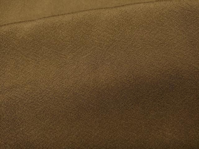 平和屋着物●上質な色無地 朽葉色 正絹 逸品 CABC2053ut
