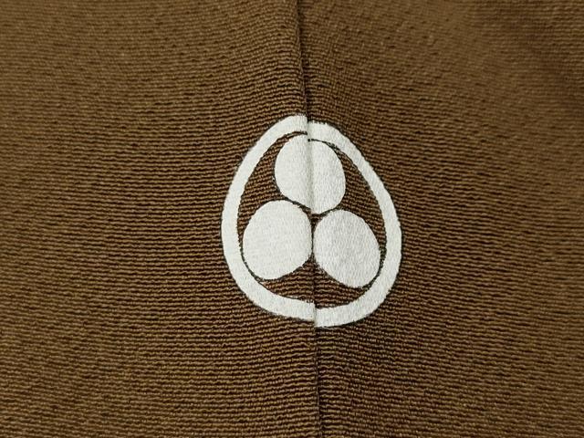 平和屋着物●上質な色無地 朽葉色 正絹 逸品 CABC2053ut