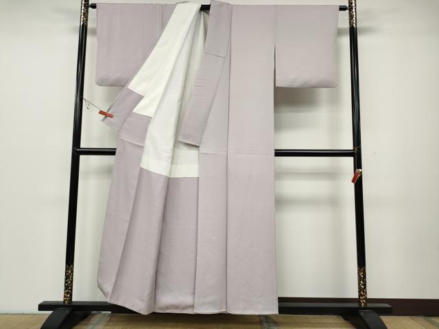 平和屋着物●上質な色無地　吉祥地紋　薄桜色　正絹　逸品　CABC2056ut