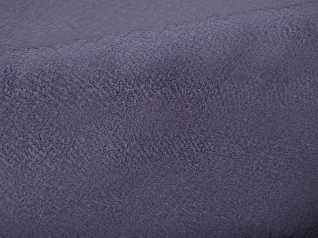 平和屋着物●上質な色無地 網目地紋 紫苑色 正絹 逸品 CABC2058ut