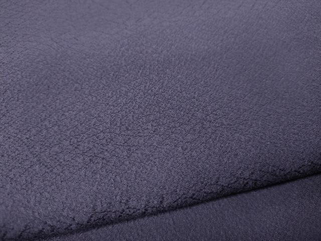 平和屋着物●上質な色無地 網目地紋 紫苑色 正絹 逸品 CABC2058ut