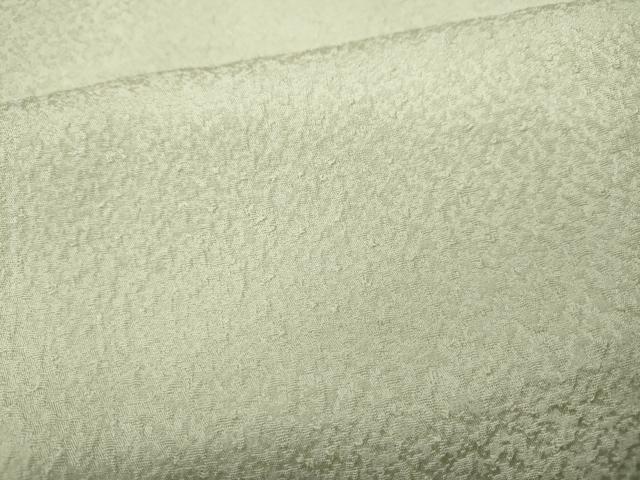 平和屋着物●上質な色無地 白緑色 正絹 逸品 CABC2059ut