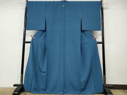 平和屋着物●上質な色無地 作家物 薄縹色 正絹 逸品 CABC2062ut